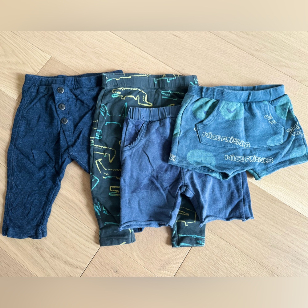 Zara 2 pants and 2 shorts 6-9months